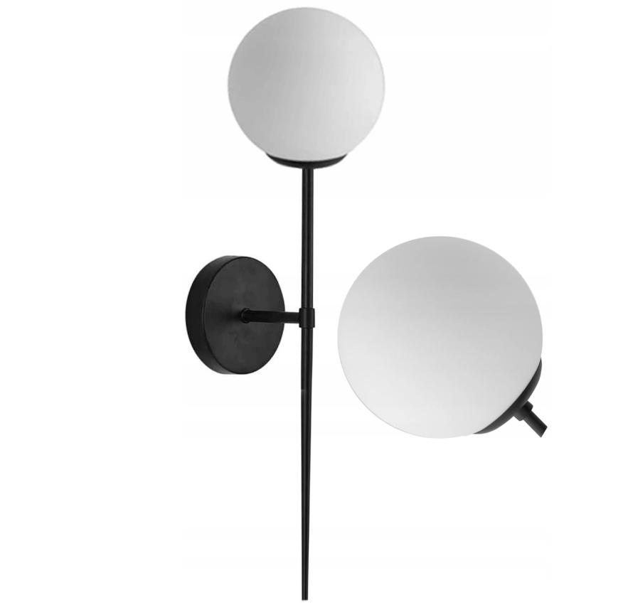 

Lampa Kinkiet Czarny Ścienny Nowoczesny 52cm