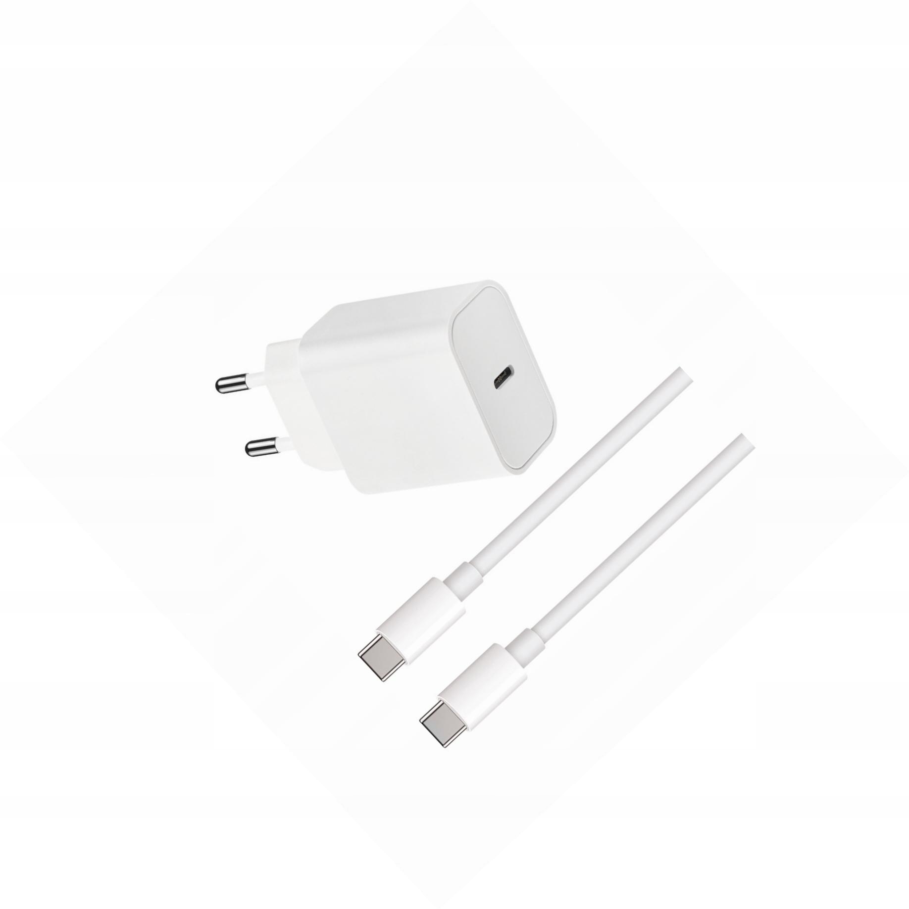 Ładowarka Usb-c 20W z długim kablem 2m do Samsung Galaxy S21 5G