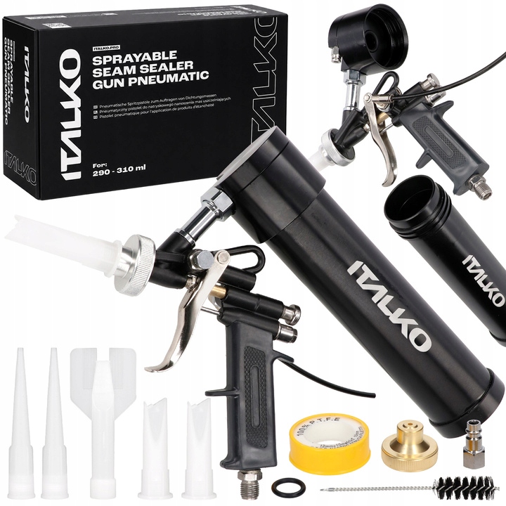 Italko Pneumatická Pistole Pro Stříkací Hmoty 290-310 ML Kartuše Trysky
