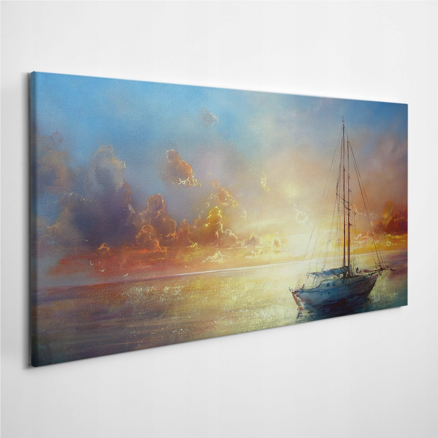 

Zdjęcie na foto-obrazie Zachód Słońca Port 100x50