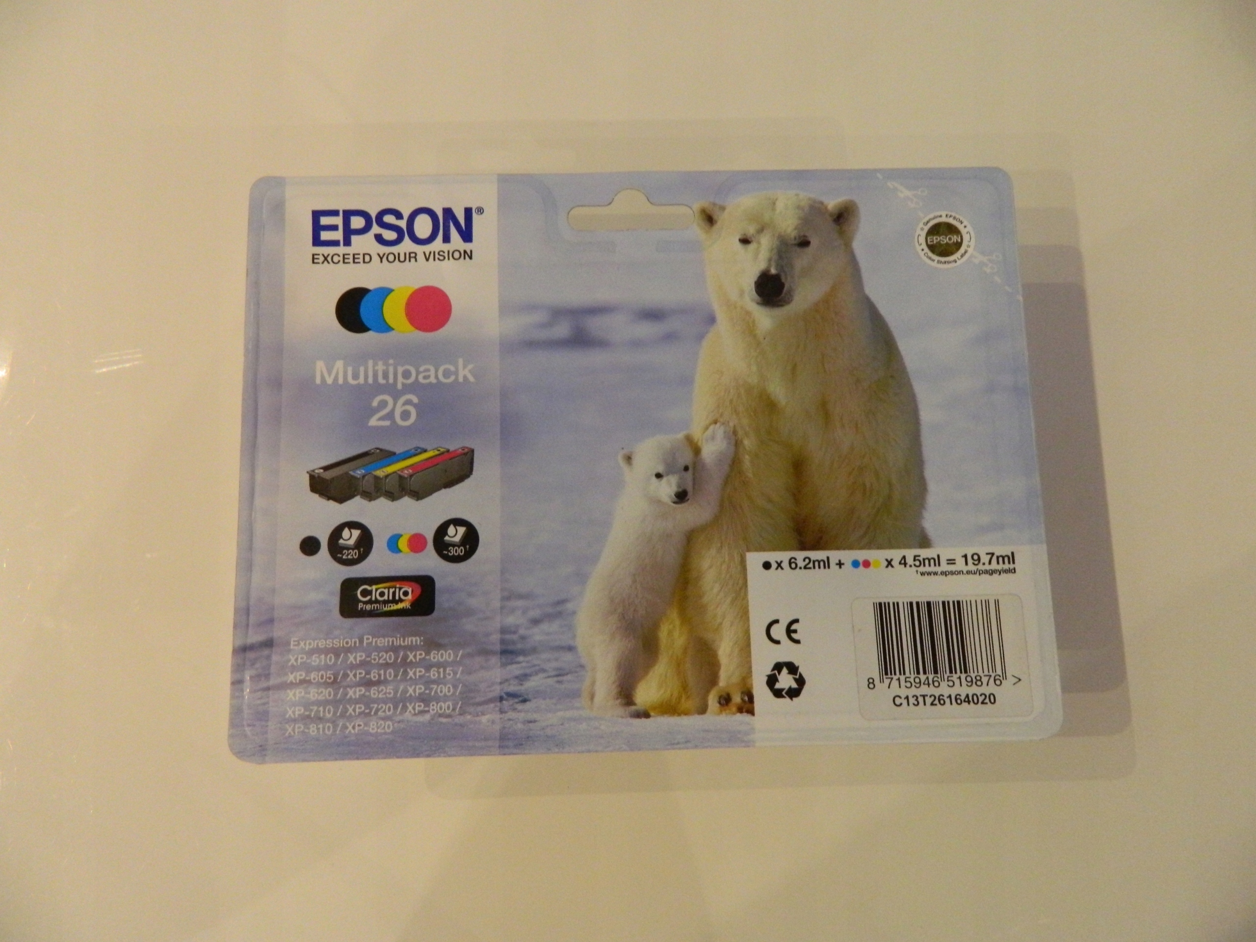 Originál Epson MultiPack 26 Cmyk 4ks 2023r.