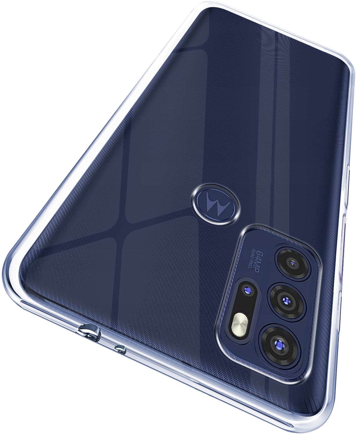 

Etui Clear Case Szkło 9H do Motorola Moto G60s