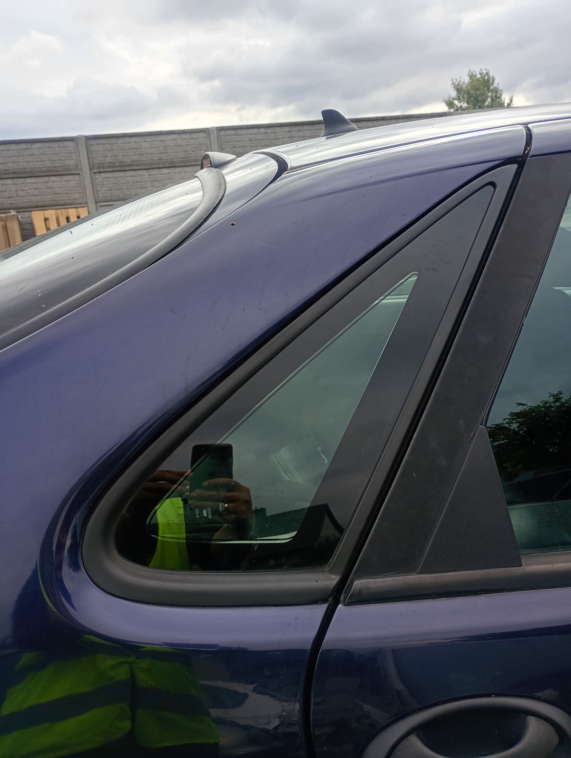 window side bodywork right rear rear part Saab 93 9-3 98-02