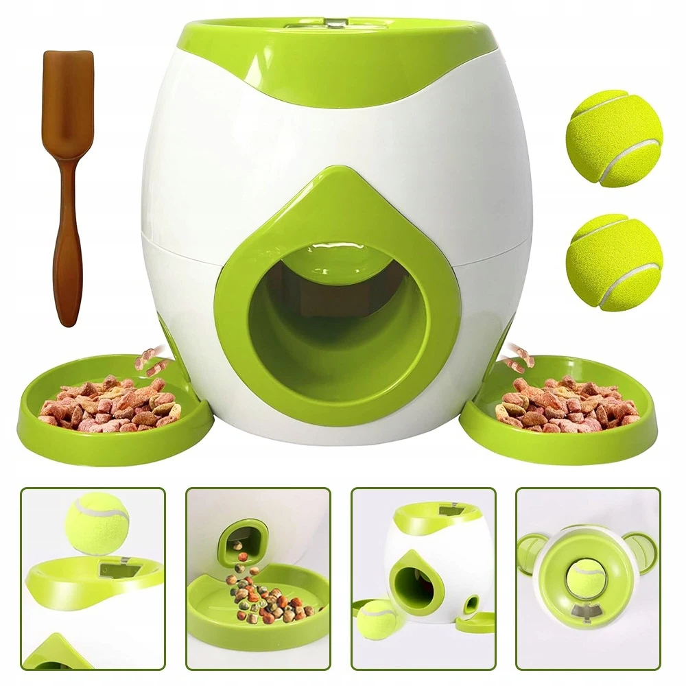 Hračka Pro Psy Odpalovač Míčků Pochoutky Zelená
