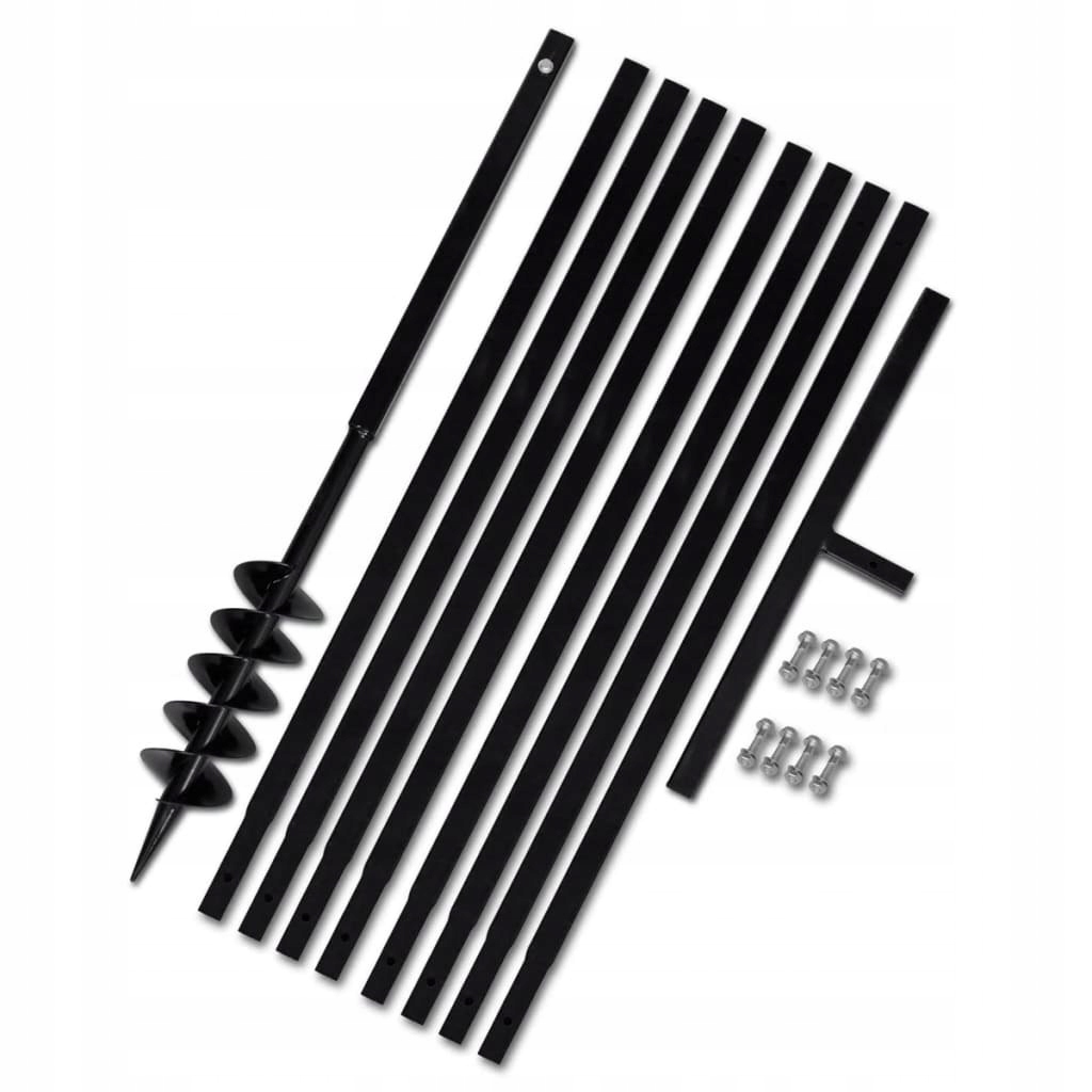 ŚWIDER GLEBOWY Z UCHWYTEM 100MM PRZEDŁUŻANY 9M STA