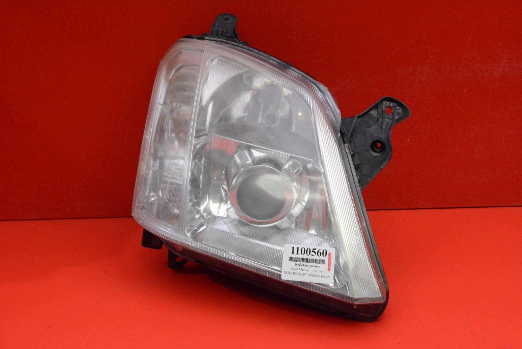 REFLEKTOR right light front lens XENON EU 93321055 OPEL MERIVA A 02-06