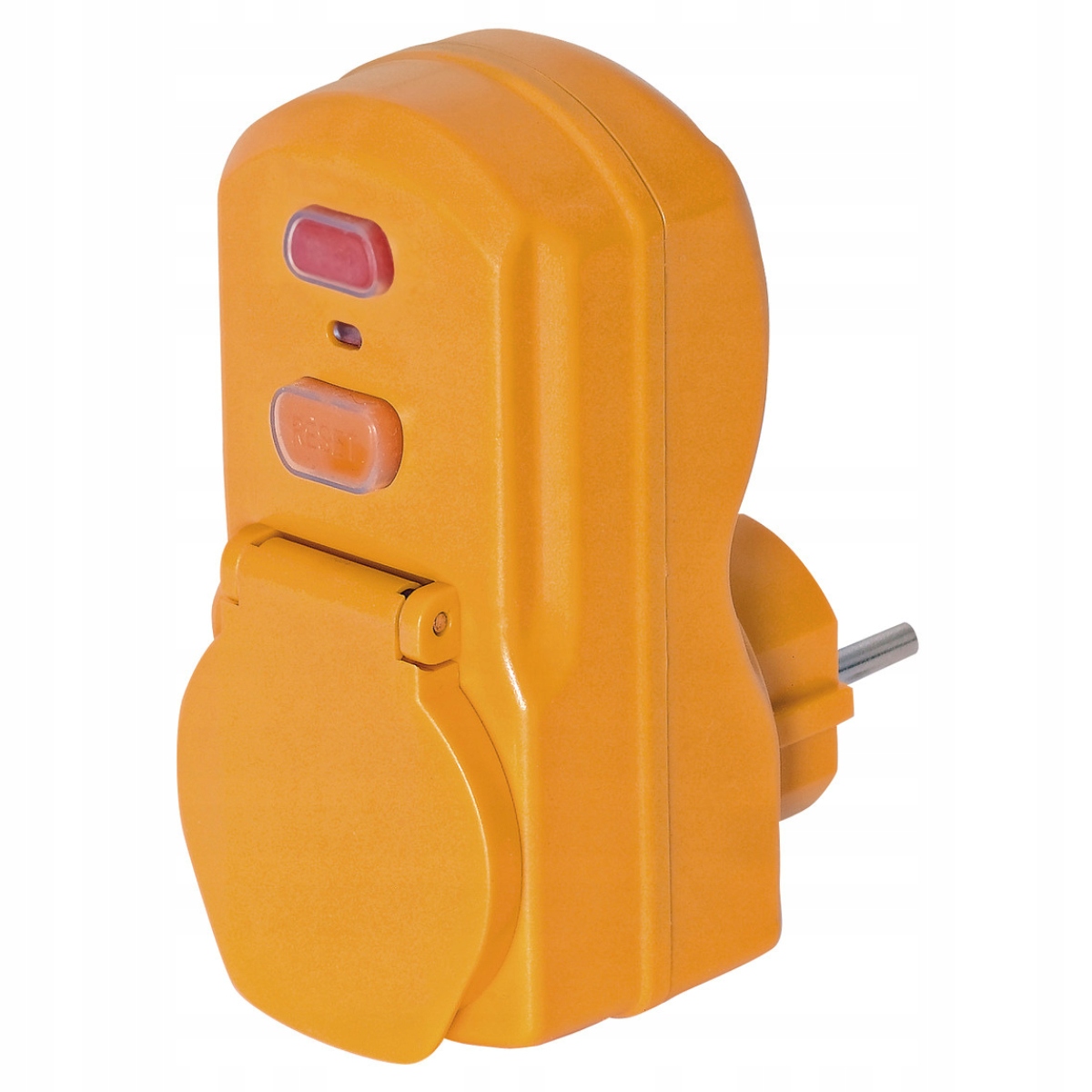 Adapter z wyłącznikiem różnicowo-prądowym i 2-biegunowym rozłącznikiem IP55