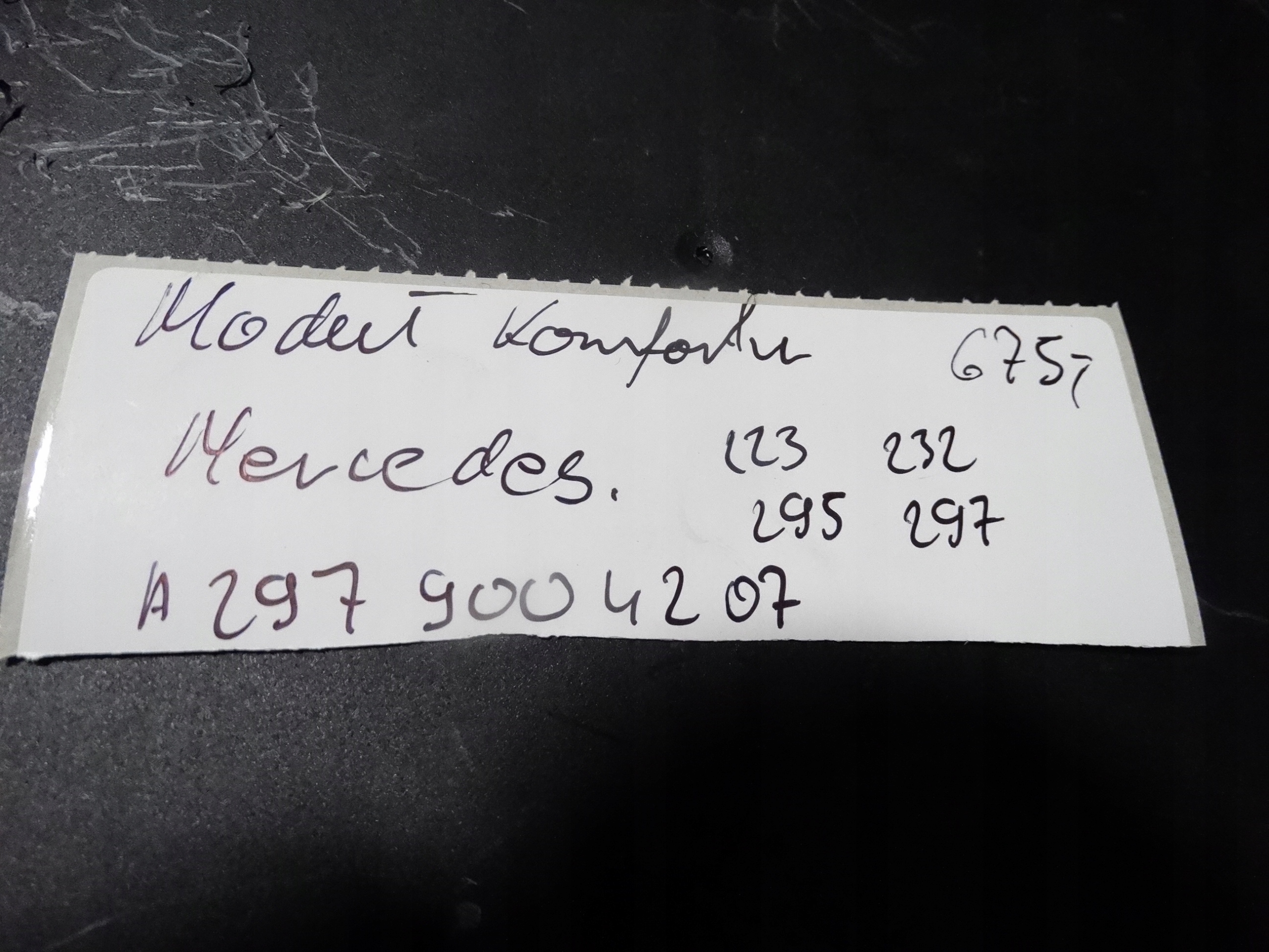 Unité commande confort MERCEDES W223 W232 W295 W297 1 9