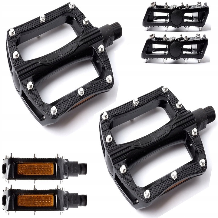 Pedały aluminiowe platformowe Author APD-F11 wymienne piny