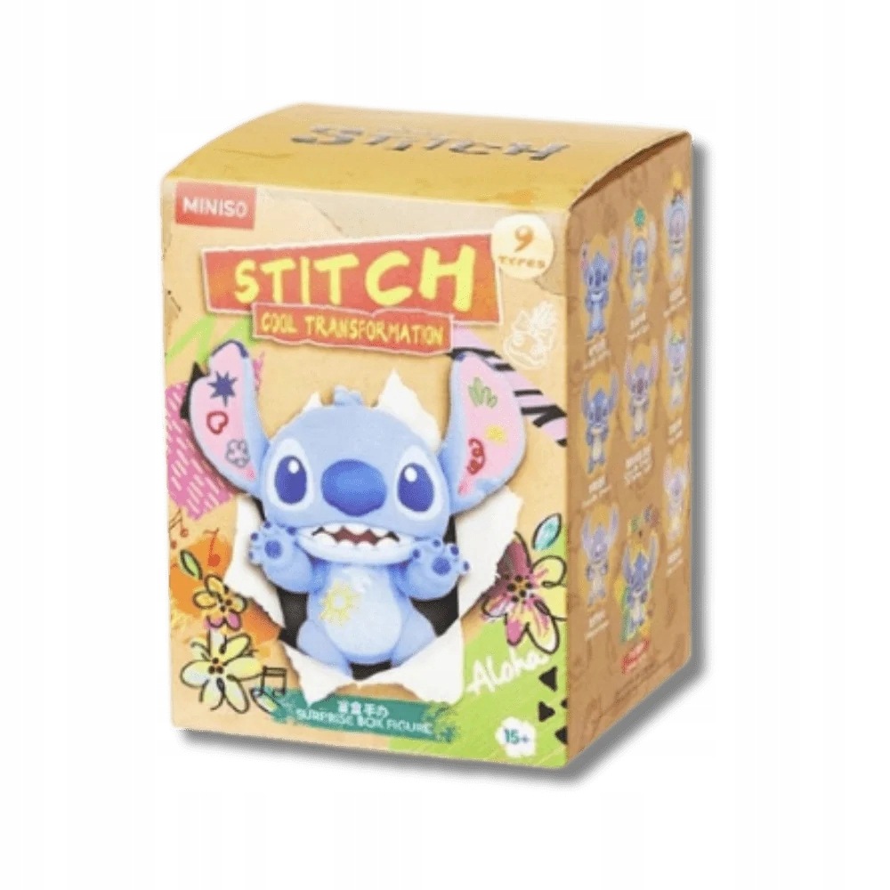 Miniso Disney Stitch Collection Cool Tranformation Surprise Box Figure