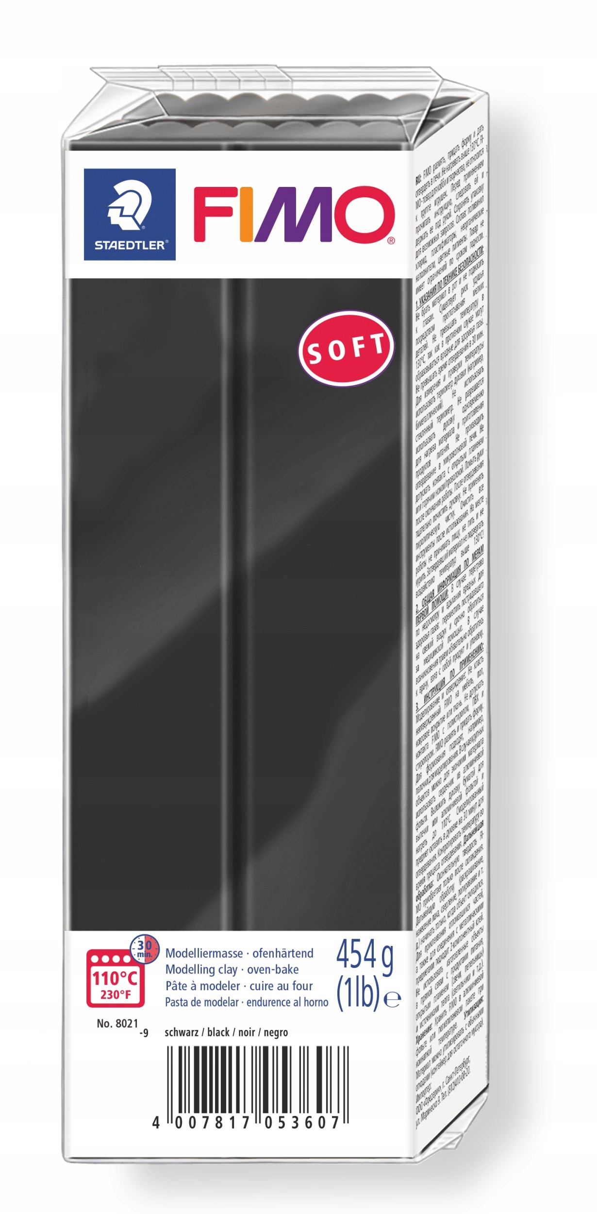 Modelina FIMO soft 454g - 9 czarny