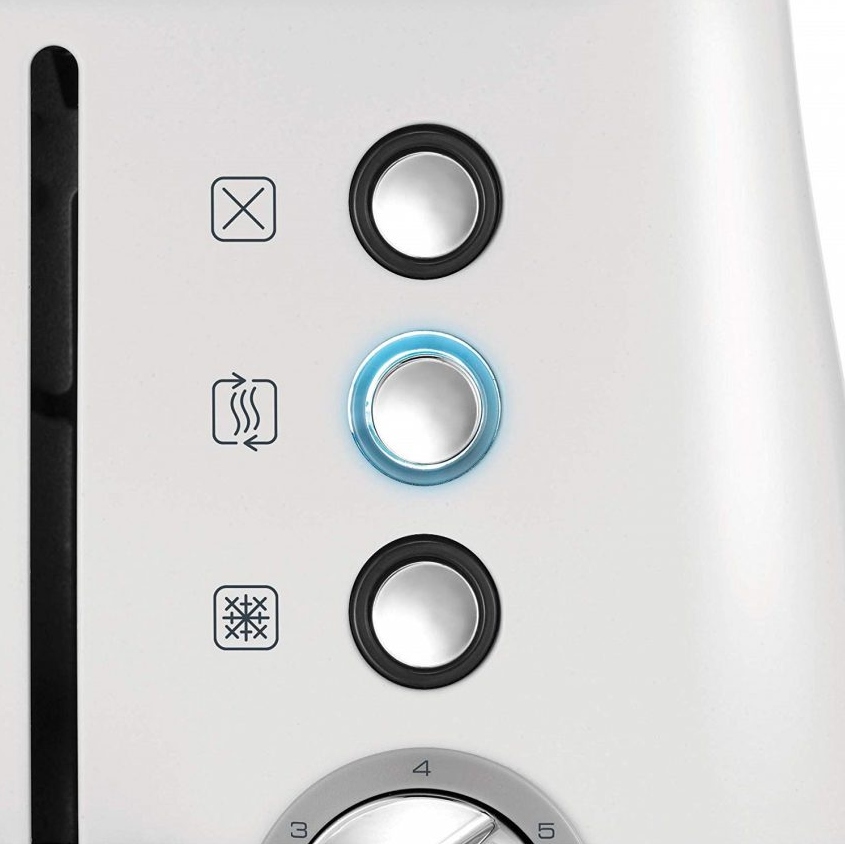 Toster Morphy Richards Biały Sterowanie mechaniczne