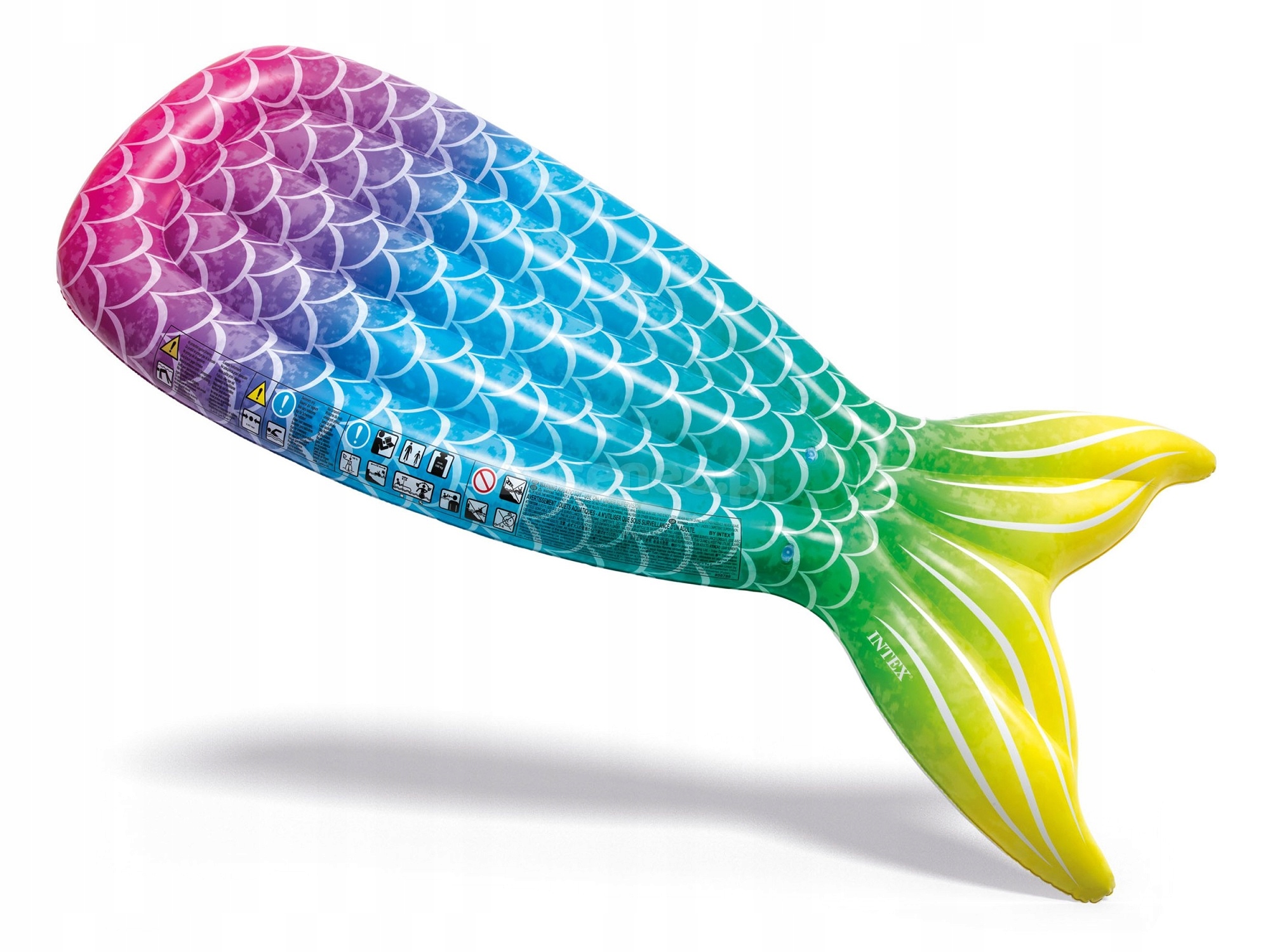 INTEX Dmuchany Materac Ogon Syreny 178x71x18 cm Marka Intex