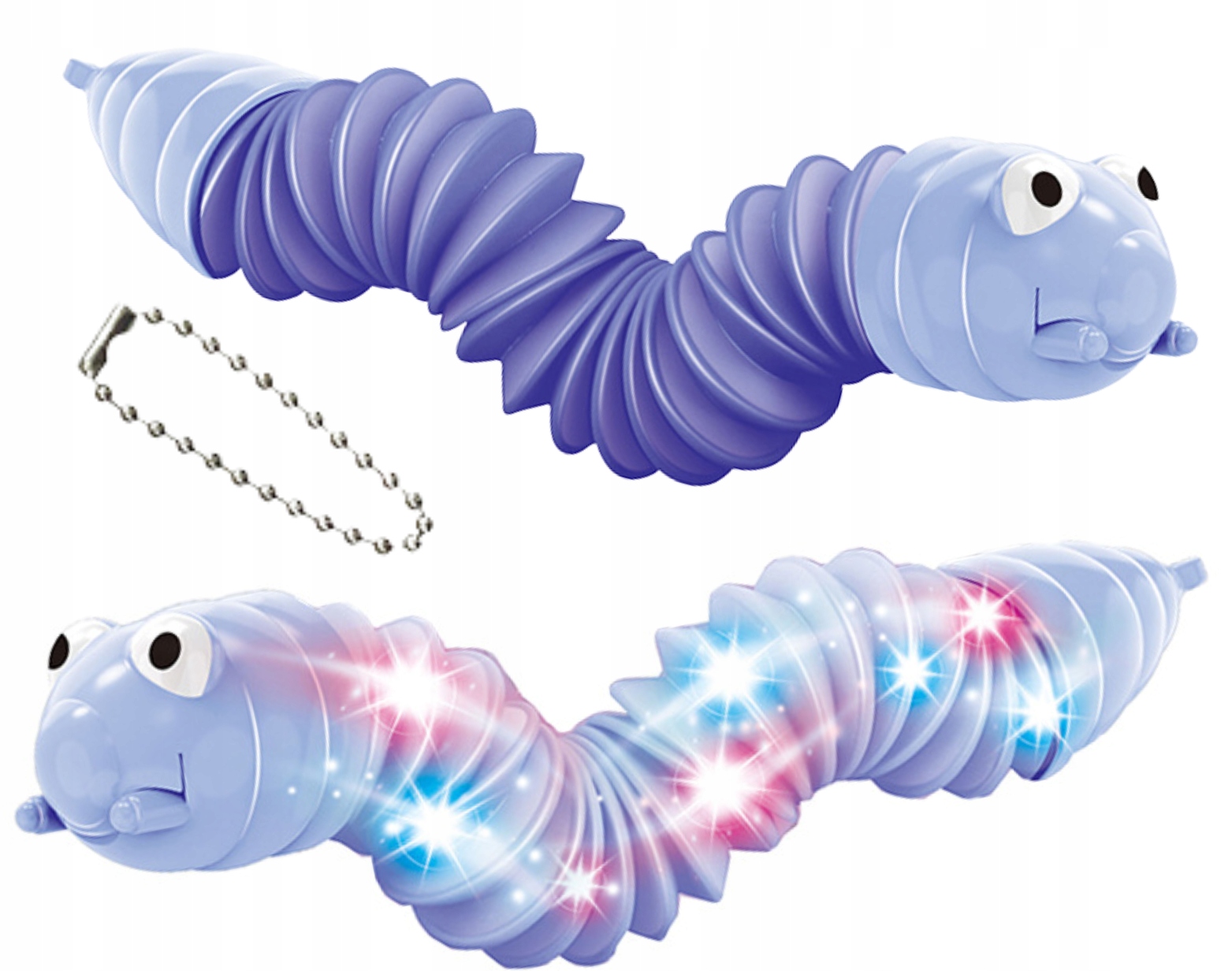 GĄSIENICA SENSORYCZNA ANTYSTRESOWA POP TUBE LED Rodzaj gniotki