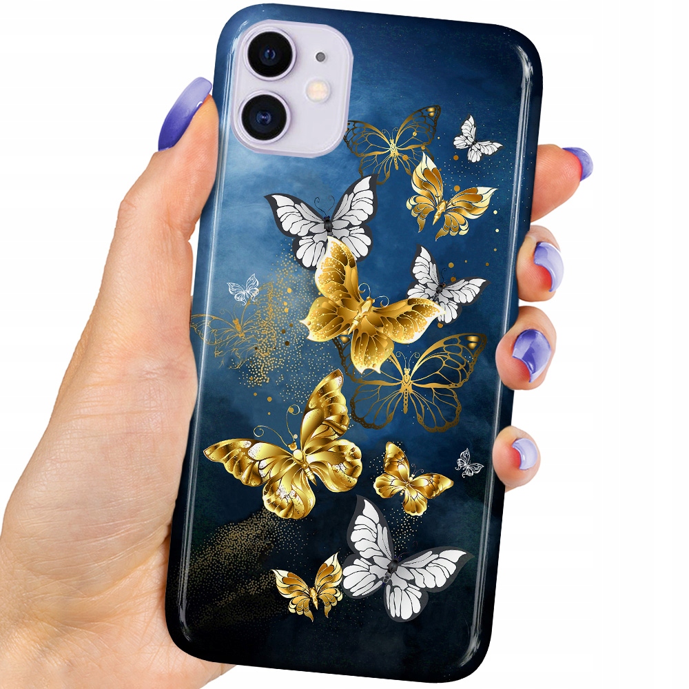 

Etui Motylki Case do iPhone 11 Szkło