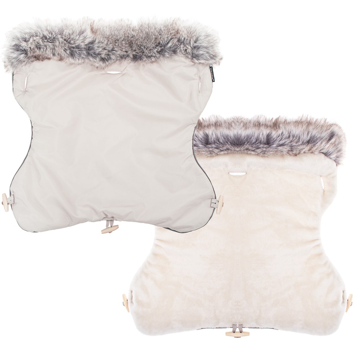 MUFKA DO WÓZKA OCIEPLANA RĘKAWICA FUTERKO MUFKI FUTRZANA OCIEPLACZ CIEPŁA Marka Springos