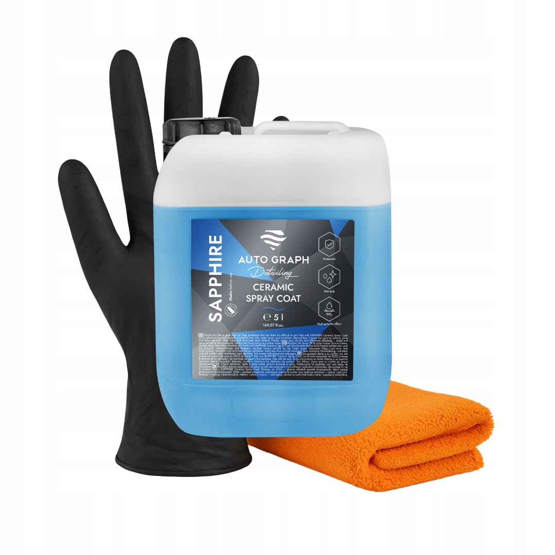 Keramický quick detailer na lak 5L – lesk a ochrana – Sapphire