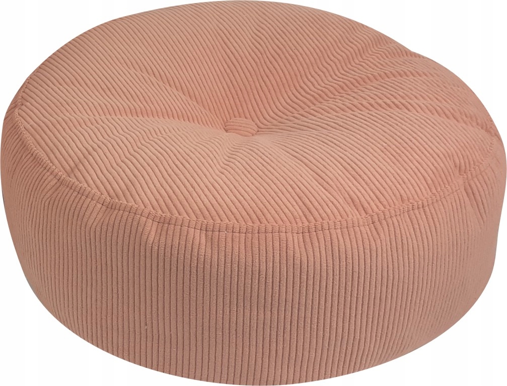 

Pufa Okrągła Roller Podnóżek Sztruks 47x20 cm