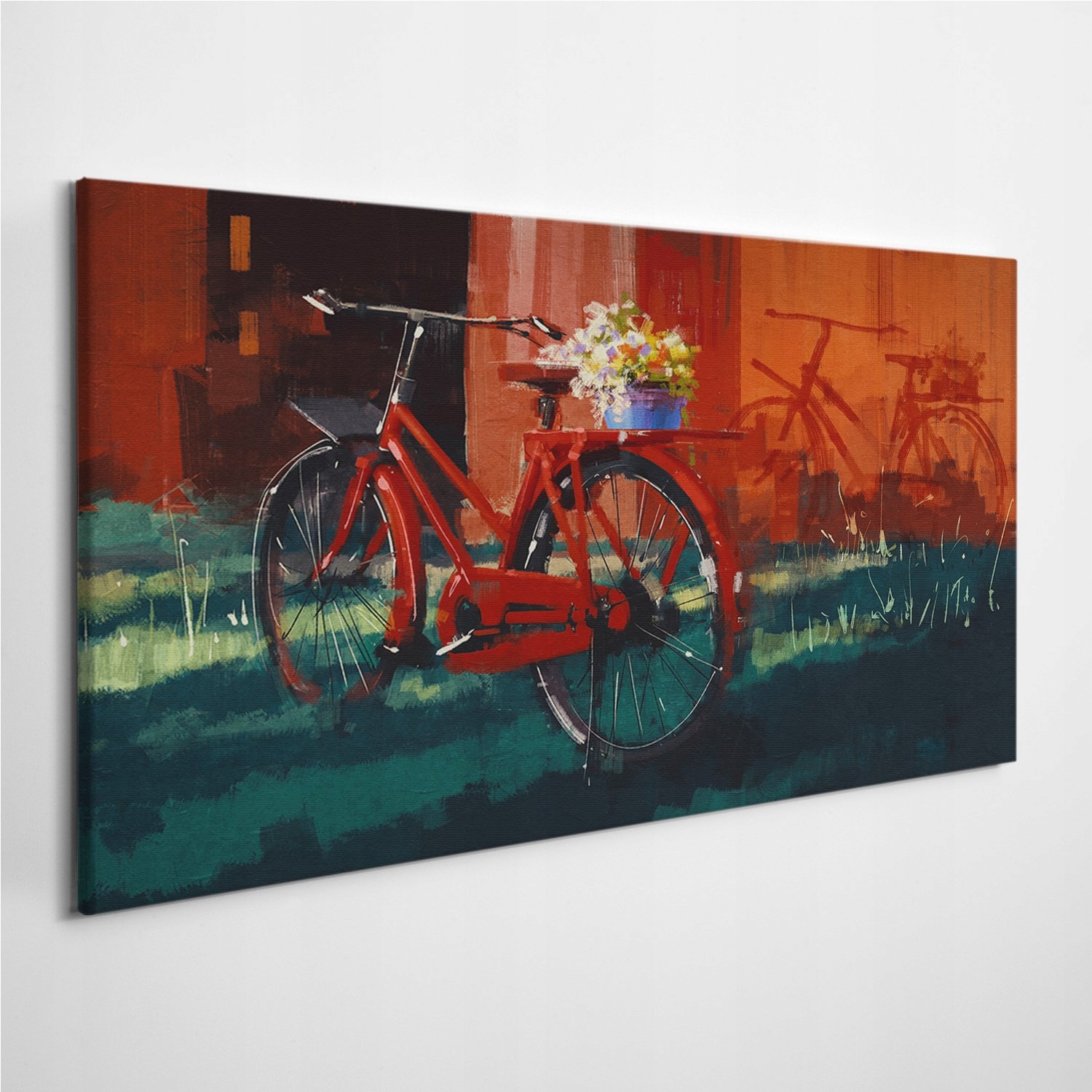 

Foto-obraz z zdjęciem Wiadro Kwiaty Rower 100x50
