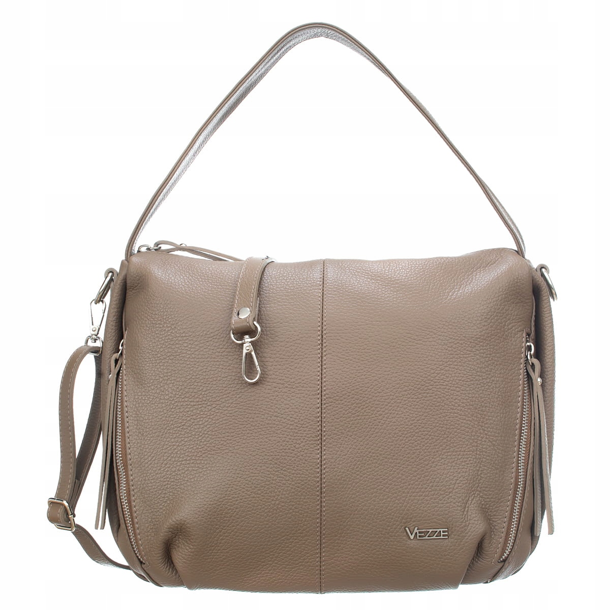 Torebka Skórzana Vezze Conta Taupe
