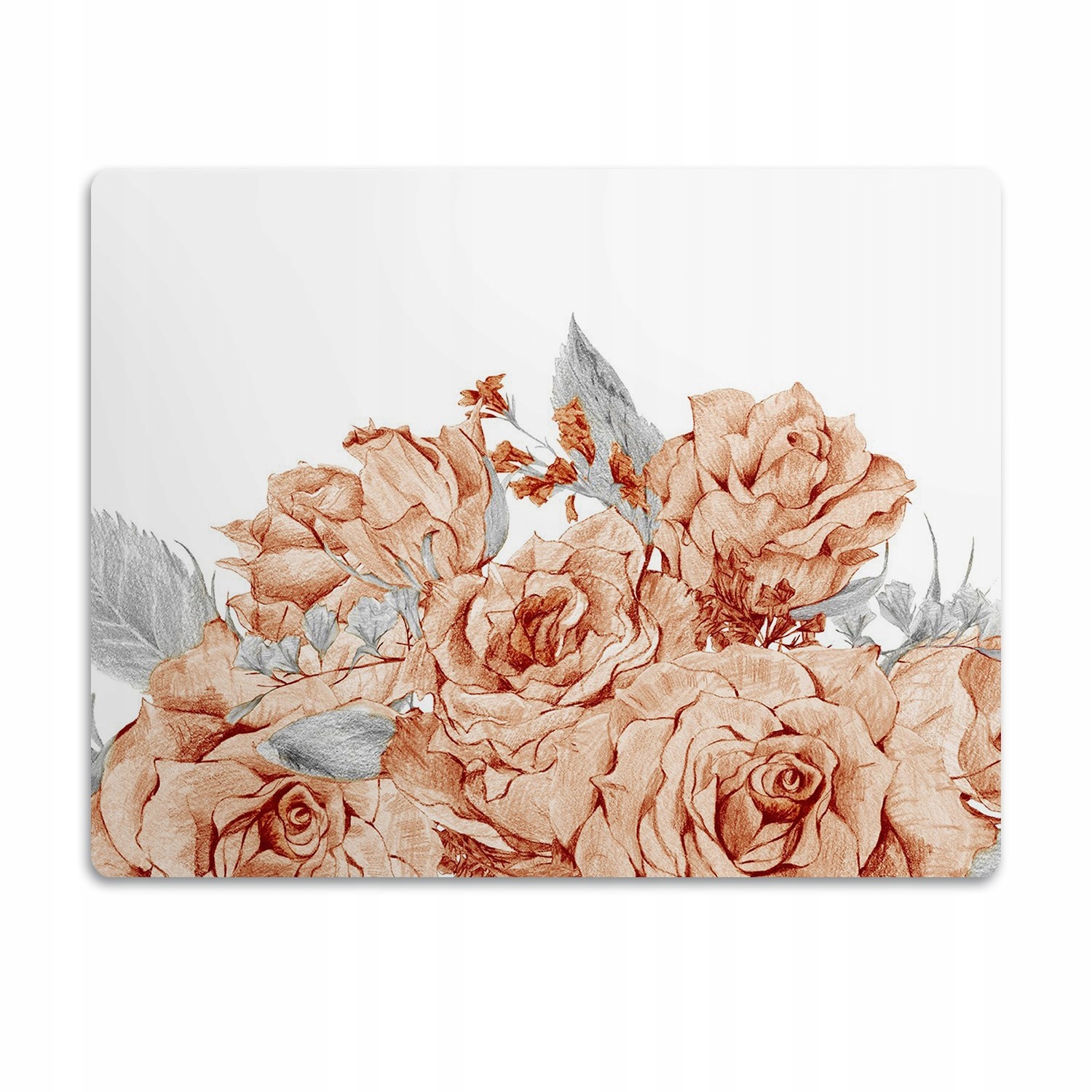 Levně Podložka pod záchod pro kočky Kvetoucí růže 90x60 cm