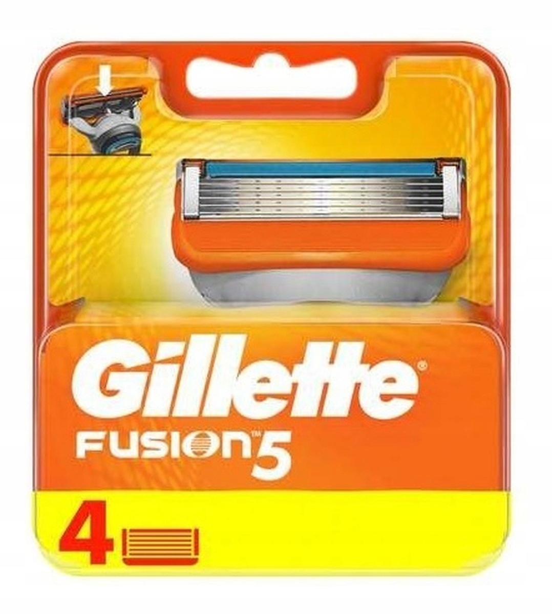 Gillette Fusion5 wymienne ostrza do maszynki do golenia 4szt.