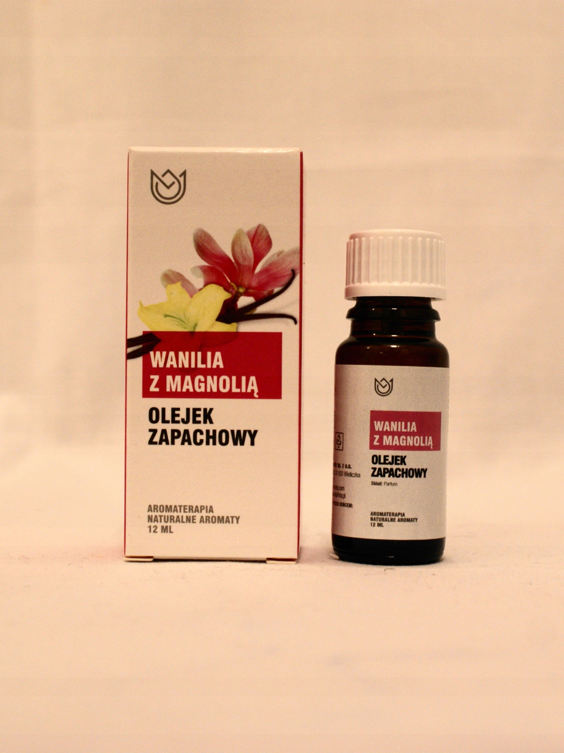 Olejek zapachowy Wanilia z magnolią Naturalne arom Stan opakowania oryginalne