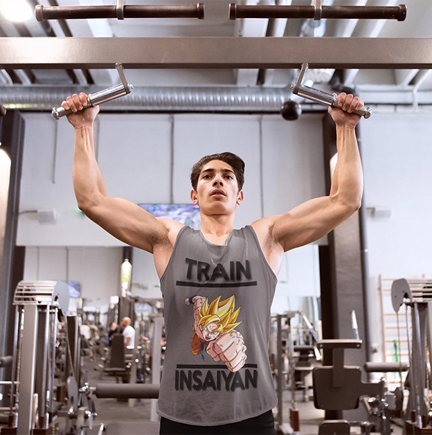 TANK TOP DRAGONBALL TRAIN IN SAIYAN GOKU Rozmiar S