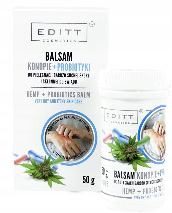 

Editt Balsam Konopie Probiotyki Bardzo Sucha Skóra