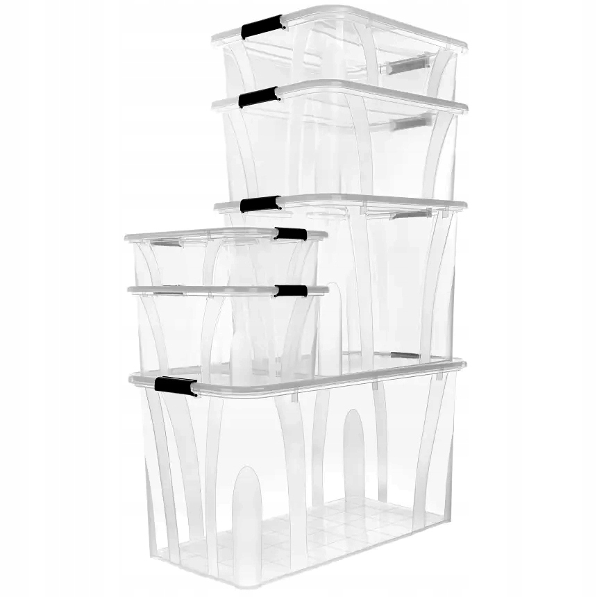 KON-PLAST - Műanyag játéktároló - ROBUSZTUS - kosár doboz - 32 L További információ fedéllel