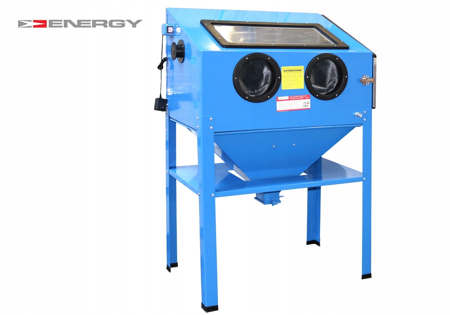 NE00509/GAZ PIASKARKA KABINOWA 220L +PISTOLET+DYSZ