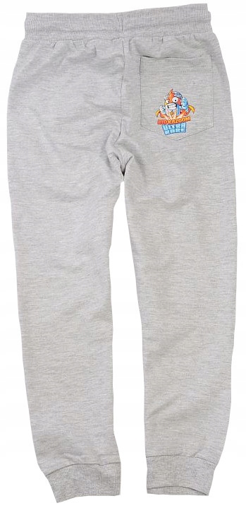 SPODNIE DRESOWE DRESY SUPER ZINGS CHŁOPIĘCE SZARE BAWEŁNA PREMIUM 128 R045W Marka EplusM