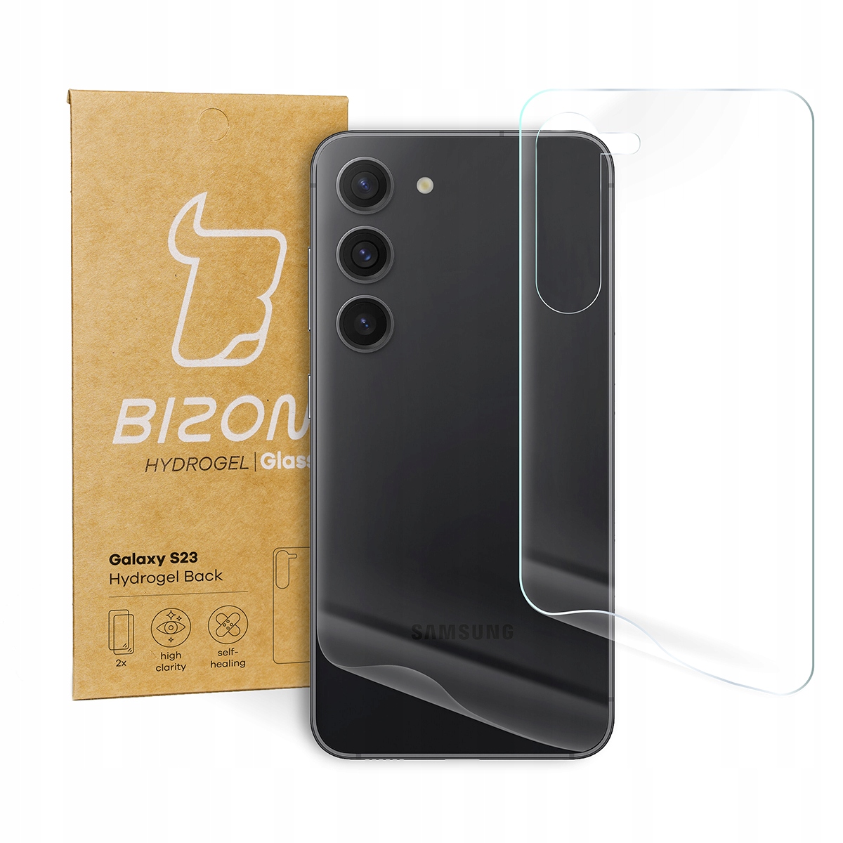 

2x Folia hydrożelowa na tył Bizon do Galaxy S23