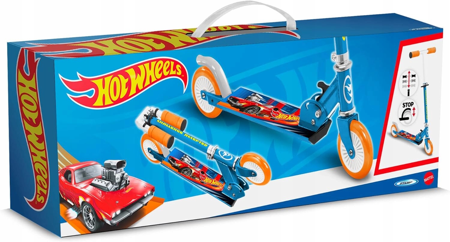 2 kołowa Hulajnoga dwukołowa Hot Wheels 500042 Stamp