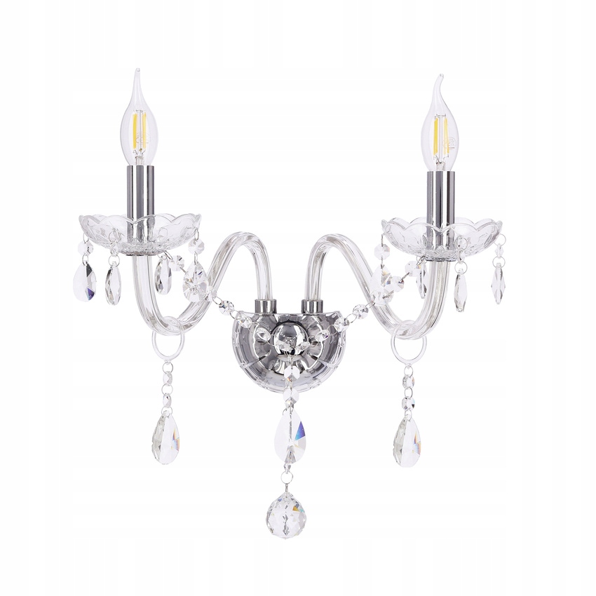 Nástenné svietidlo Candellux bezfarebné E14 40 W