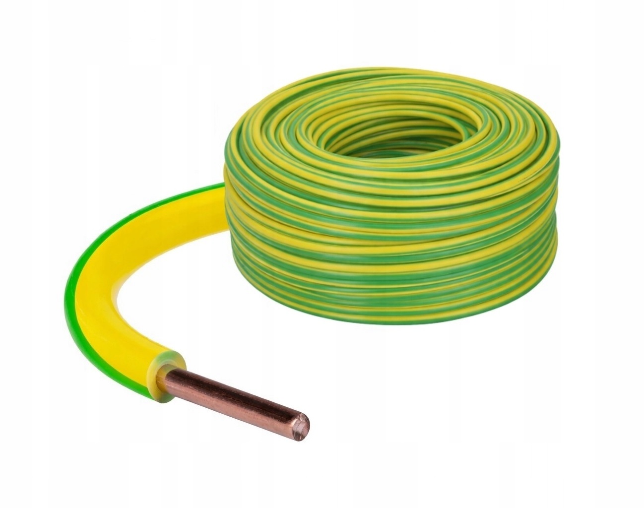 Kabel Dy H07V-U 6mm² Žluto-zelený Elpar 96 m Akce