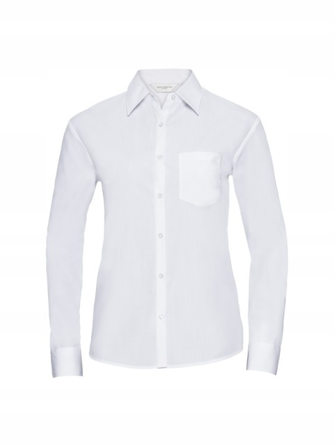 Dámská košile Russell s dlouhým rukávem, bílá, velikost L