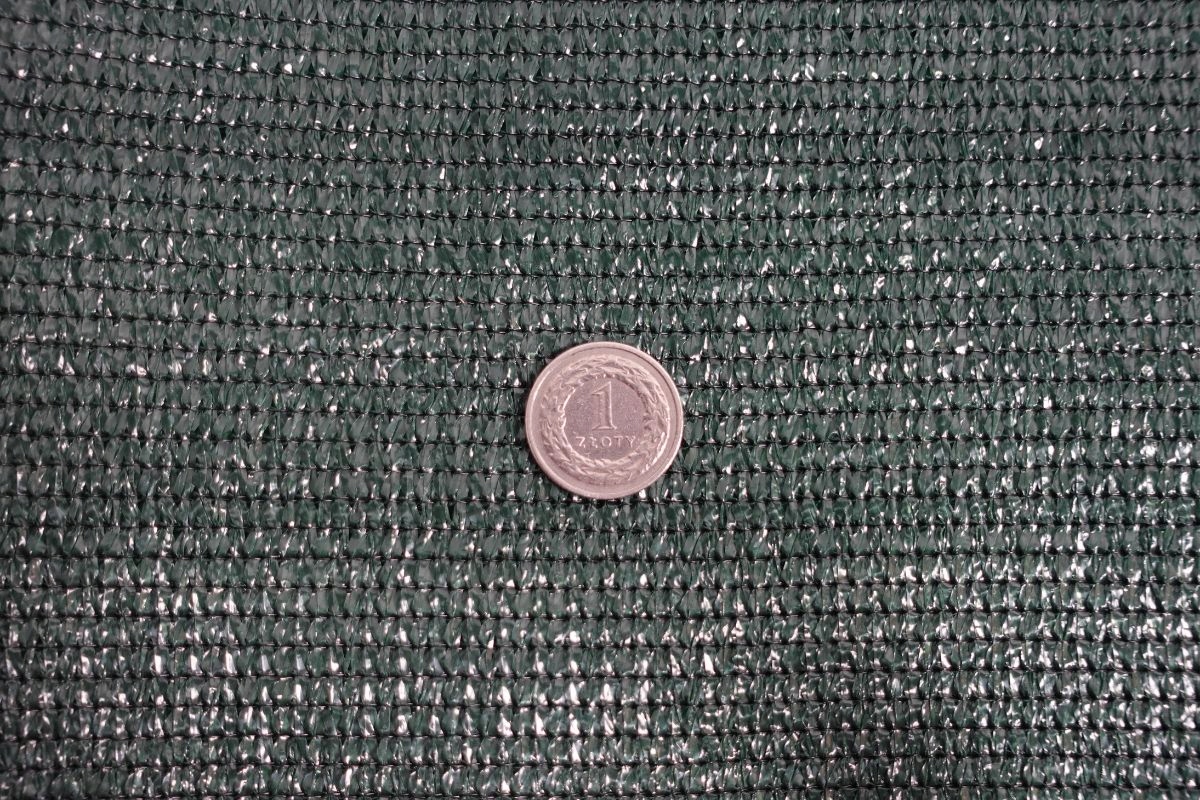 SIATKA ZASŁONA OGRODZENIE CIENIUJĄCA osłona płotu maskująca 1,5x25m 90% Wysokość 1.5 m