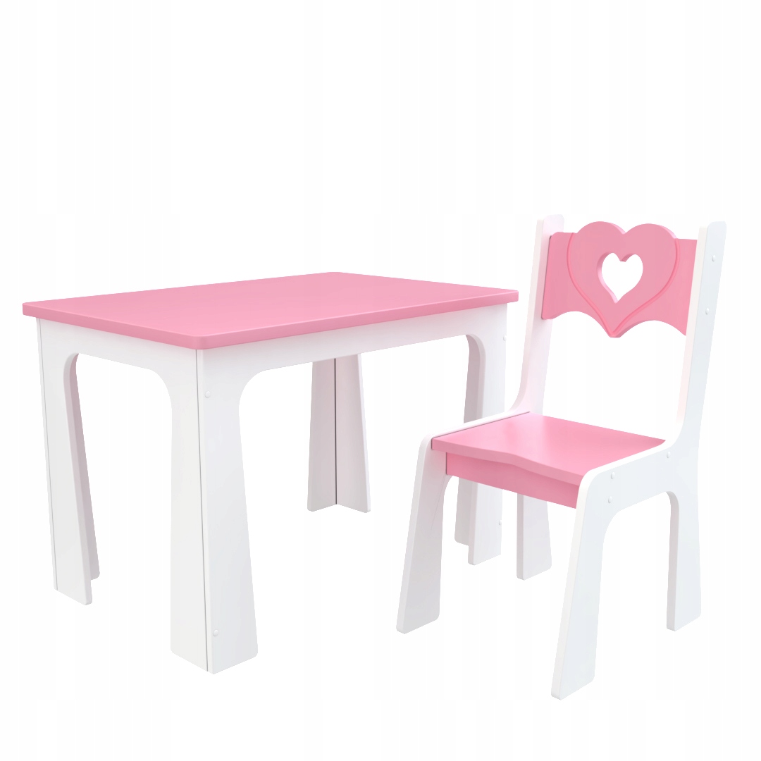 

Krzesełko I Stolik Dla Dziecka Różowe Serce