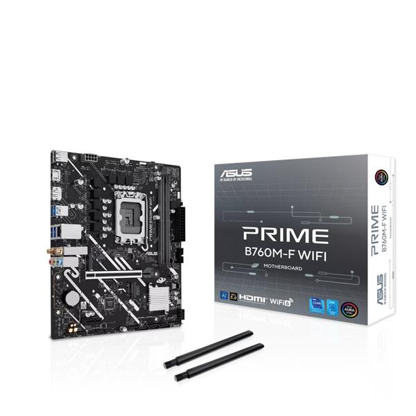 Asus Prime B760M-F Wifi soc 1700 DDR5 mATX Hdmi Dp 90MB1N00-M0EAY0