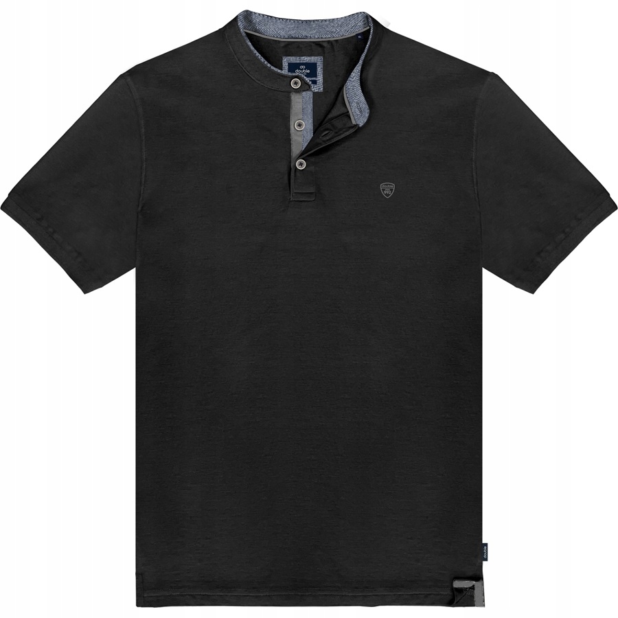 Tričko Pánské Polo Černé Double Outfitters Velké Velikosti Velikost 4XL