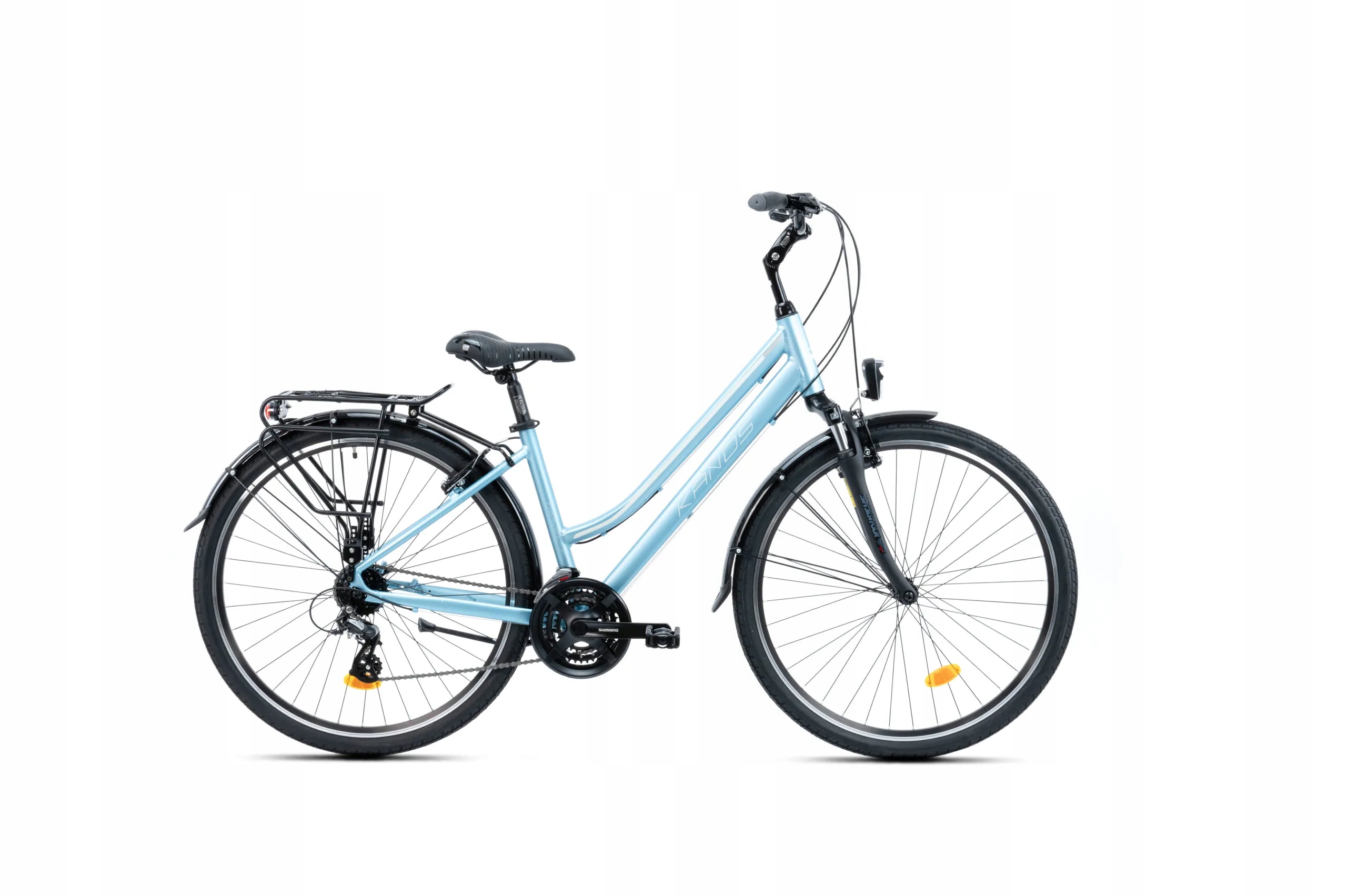 Rower 28' Kands Travel-X błękitny D19 Alu 2025