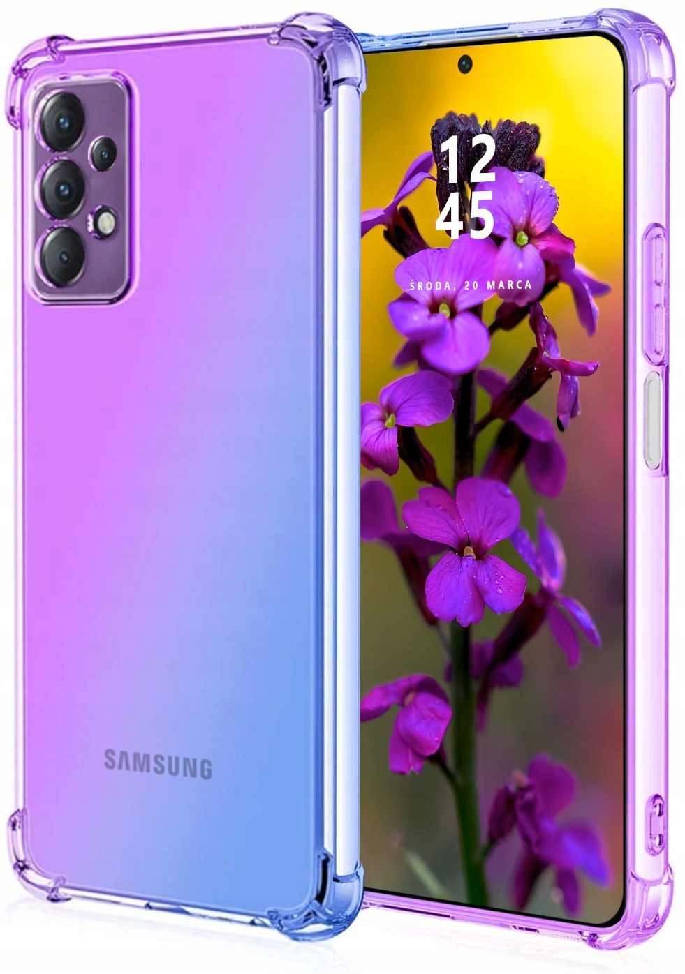 

Etui do Samsung A53 5G Mieniące Pancerne Aurora