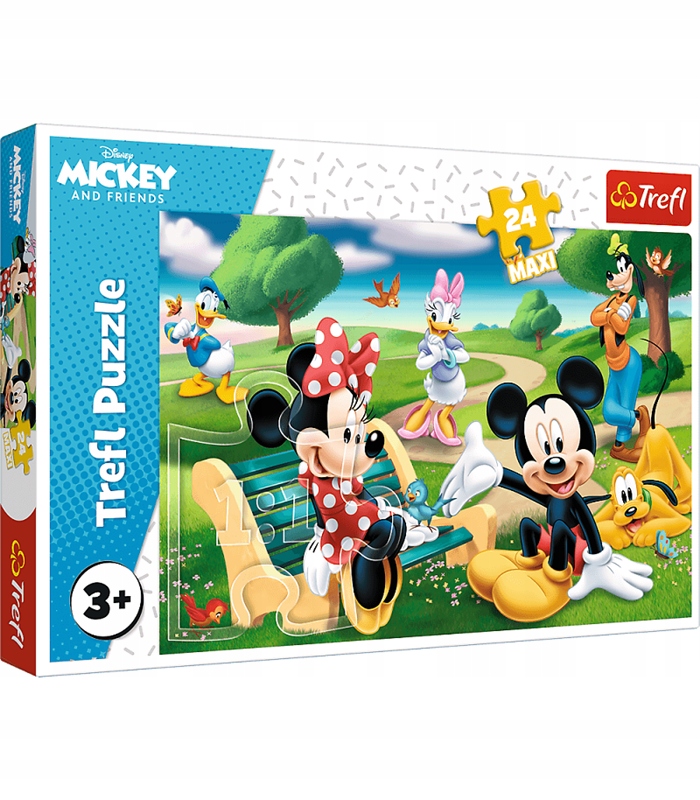 

Disney Myszka Miki Minnie puzzle 24 duże elementy