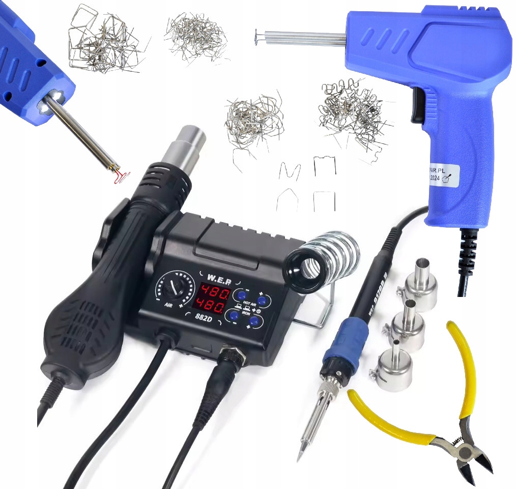 ZSZYWACZ PLASTIKU ZSZYWARKA SPAWARKA WEP 882D 480°C 750W 1-120l/min