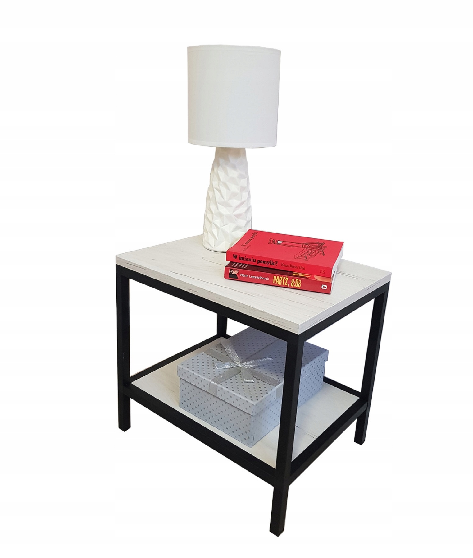 Noční Stolek nakastlík stolek alu loft 45x35 cm