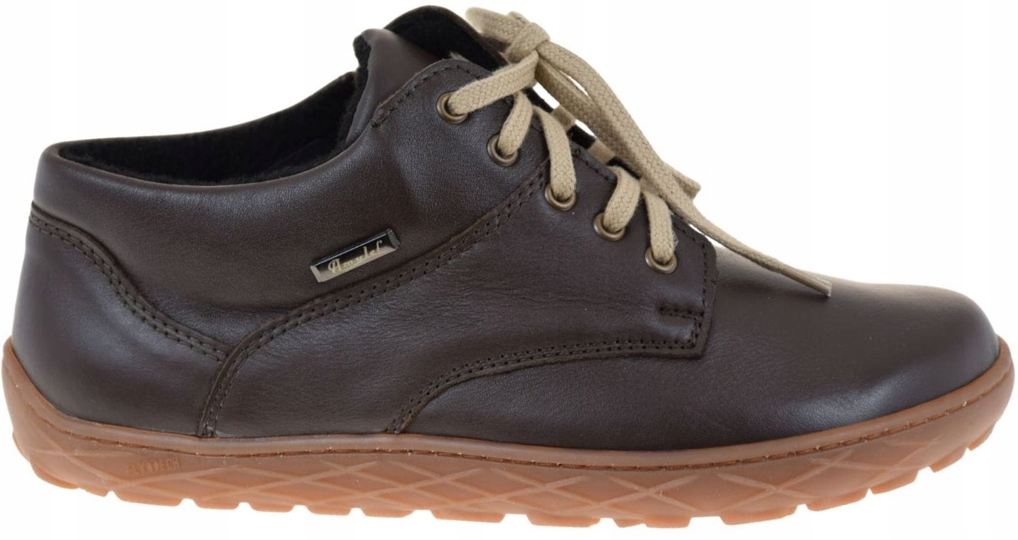 Dámské barefootové polobotky Amulet 347 hnědá čokoládová přírodní kůže VEL.40