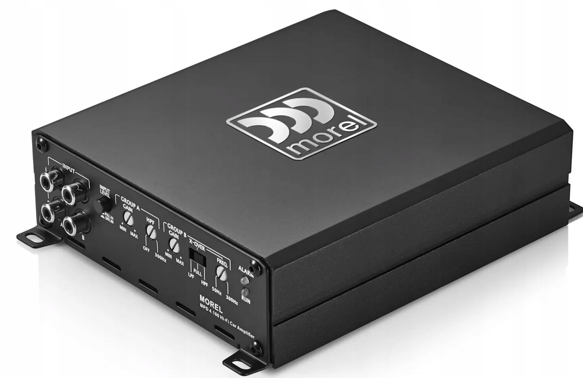 Morel MPD4.100 – Profesionálny 4-kanálový zosilňovač triedy D 4×100 W Rms