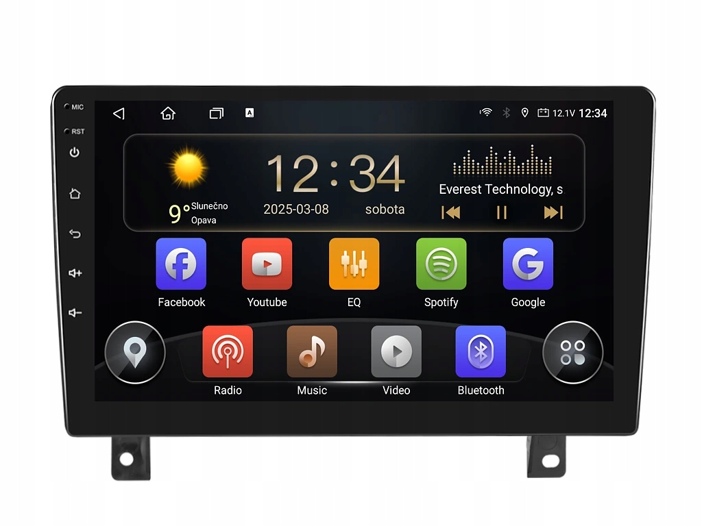 Isudar 2DIN autorádio T72-IEV43 Android, Opel Astra