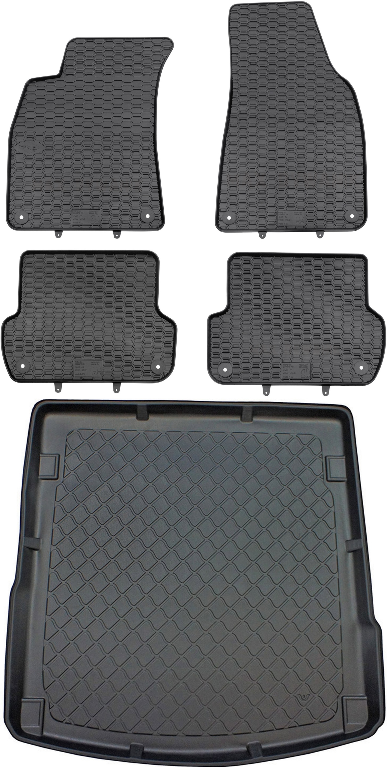 Audi A4 B6 B7 Sedan 2001-2007 Koberce s rohožou